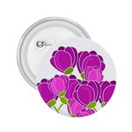 Purple flowers 2.25  Buttons