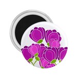 Purple flowers 2.25  Magnets