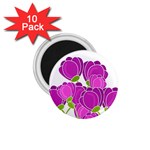 Purple flowers 1.75  Magnets (10 pack) 
