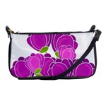 Purple flowers Shoulder Clutch Bags