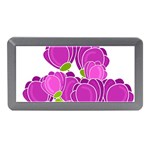 Purple flowers Memory Card Reader (Mini)