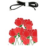 Red floral design Shoulder Sling Bags