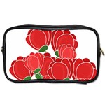 Red floral design Toiletries Bags