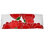 Red floral design Body Pillow Case (Dakimakura)