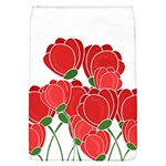 Red floral design Flap Covers (L) 