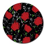 Red roses Round Mousepads