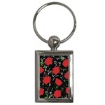 Red roses Key Chains (Rectangle) 