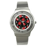 Red roses Stainless Steel Watch