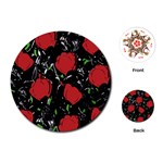 Red roses Playing Cards (Round) 