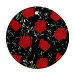 Red roses Round Ornament (Two Sides) 