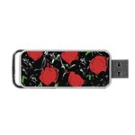 Red roses Portable USB Flash (Two Sides)