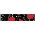 Red roses Flano Scarf (Small)
