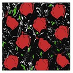 Red roses Large Satin Scarf (Square)