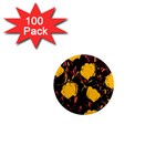 Yellow roses  1  Mini Magnets (100 pack) 