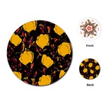 Yellow roses  Playing Cards (Round) 