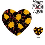 Yellow roses  Multi-purpose Cards (Heart) 
