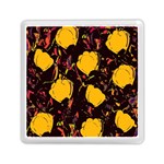 Yellow roses  Memory Card Reader (Square) 