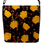 Yellow roses  Flap Messenger Bag (S)