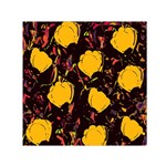 Yellow roses  Small Satin Scarf (Square)