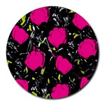 Pink roses  Round Mousepads