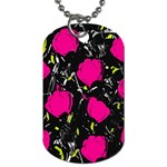 Pink roses  Dog Tag (Two Sides)