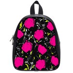 Pink roses  School Bags (Small) 