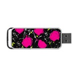 Pink roses  Portable USB Flash (One Side)
