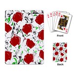 Red roses 2 Playing Card