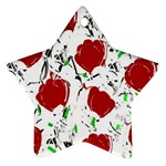 Red roses 2 Star Ornament (Two Sides) 