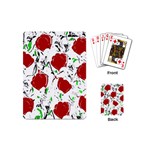 Red roses 2 Playing Cards (Mini) 