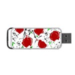 Red roses 2 Portable USB Flash (Two Sides)