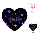 Happy Holidays 6 Playing Cards (Heart) 