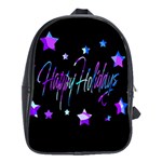 Happy Holidays 6 School Bags (XL) 