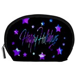 Happy Holidays 6 Accessory Pouches (Large) 