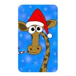 Xmas giraffe - blue Memory Card Reader