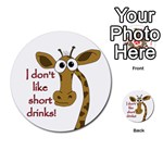 Giraffe joke Multi-purpose Cards (Round) 