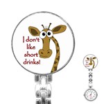 Giraffe joke Stainless Steel Nurses Watch