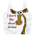 Giraffe joke Full Print Recycle Bags (L) 