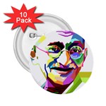 Ghandi 2.25  Buttons (10 pack) 