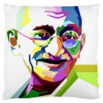 Ghandi Large Cushion Case (Two Sides)