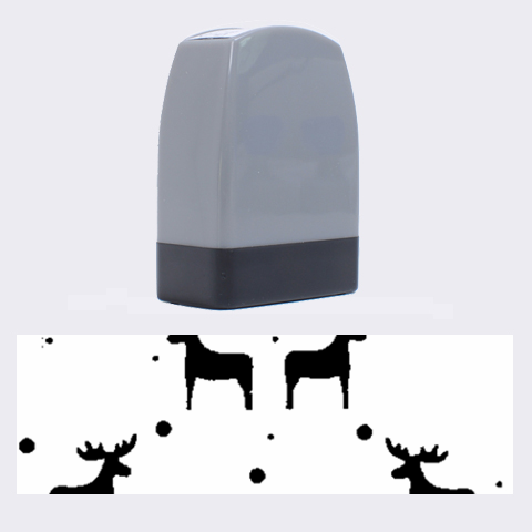 Reindeer elegant pattern Name Stamps from UrbanLoad.com 1.4 x0.5  Stamp