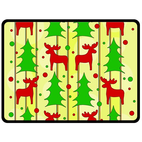 Xmas reindeer pattern 80 x60  Blanket Front
