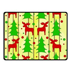 Xmas reindeer pattern 45 x34  Blanket Front