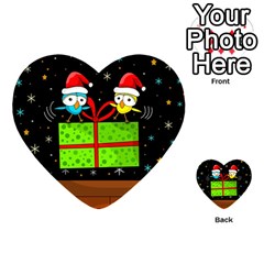 Cute Christmas birds Playing Cards 54 (Heart)  from UrbanLoad.com Back