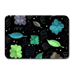 Blue and green flowers  Plate Mats