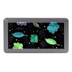 Blue and green flowers  Memory Card Reader (Mini)
