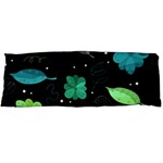 Blue and green flowers  Body Pillow Case (Dakimakura)