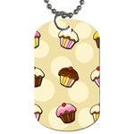 Colorful cupcakes pattern Dog Tag (Two Sides)