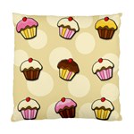 Colorful cupcakes pattern Standard Cushion Case (Two Sides)