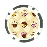 Colorful cupcakes pattern Poker Chip Card Guards (10 pack) 